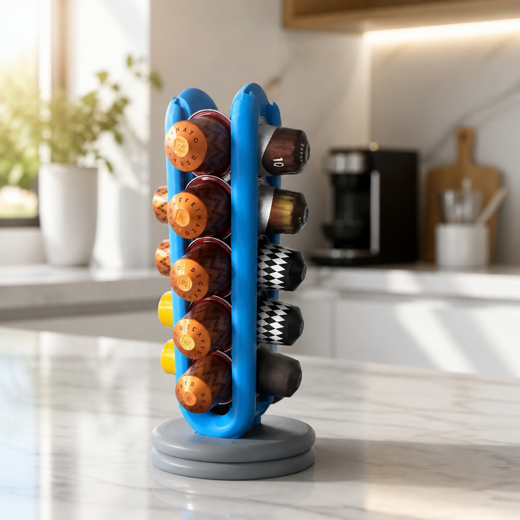 Nespresso Capsule Holder (blue-gray)